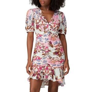 Adelyn Rae Abbie Mini Dress in Floral Size Small